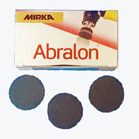 mirka abralon sanding discs - 35mm dia - pack of 10