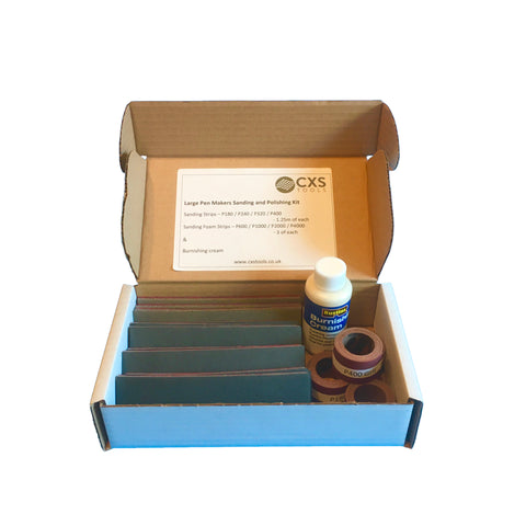 pen making sanding and polishing kit