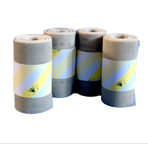 net sanding roll - 115mm x 2.5m - pack of 4