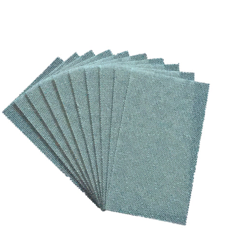 net abrasive strips - 70mm x 125mm - packs of 10