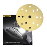 mirka gold sanding discs - 150mm - 15 hole - box of 100